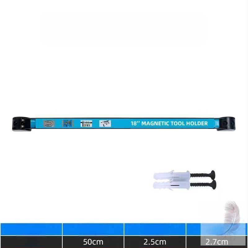 Magnetinės įrankių laikiklis su sieniniu plokštės laikikliu, išplėstas dizainas automobilių priežiūrai ir dirbtuvei; laminato storis A8/A12/A18