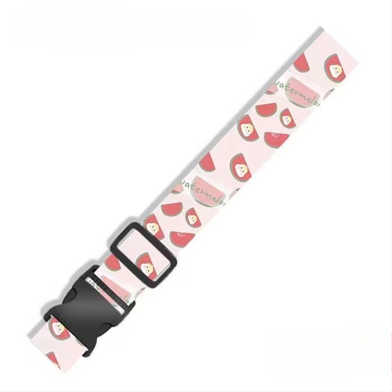 Kryžminė bagažo saugumo juosta su dvigubu slaptažodžio užraktu, sustiprintu tvirtinimu, poliesterio išilginio dryžių spaudinė juosta