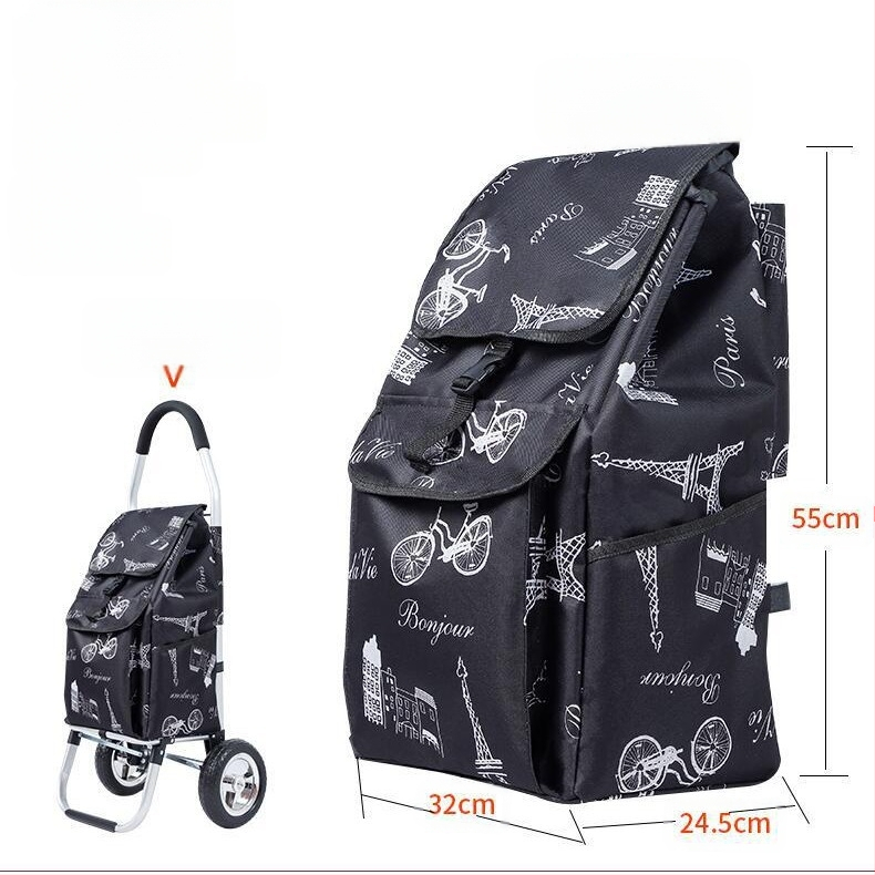 Pirkinių krepšys Zhuoya, Oxford audinys, maksimalus apkrova 50 kg, Laisvalaikio stilius, Spausdintas logotipas: Taip, Personalizavimas: Taip