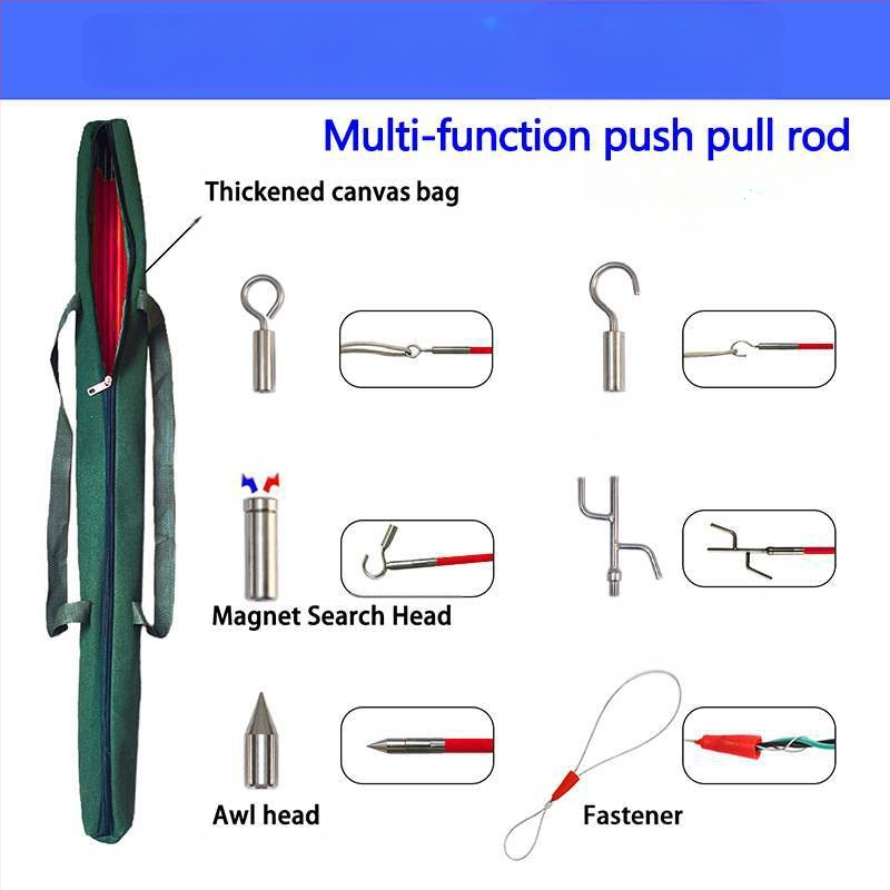 Dispozitiv multisecțiuni pentru ghidarea cablurilor în plafon, cu cârlig de tras cabluri