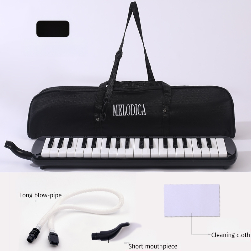 37-ключова преносима клавишна хармоника K37, пластмасов корпус, за деца, 101+ демонстрационни песни