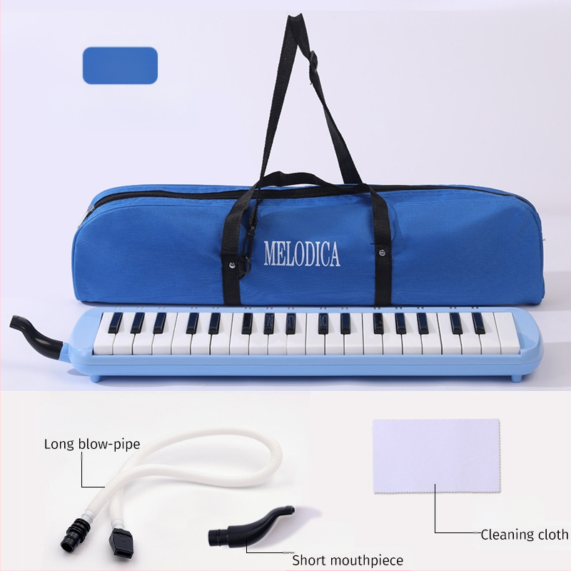 37-ключова преносима клавишна хармоника K37, пластмасов корпус, за деца, 101+ демонстрационни песни