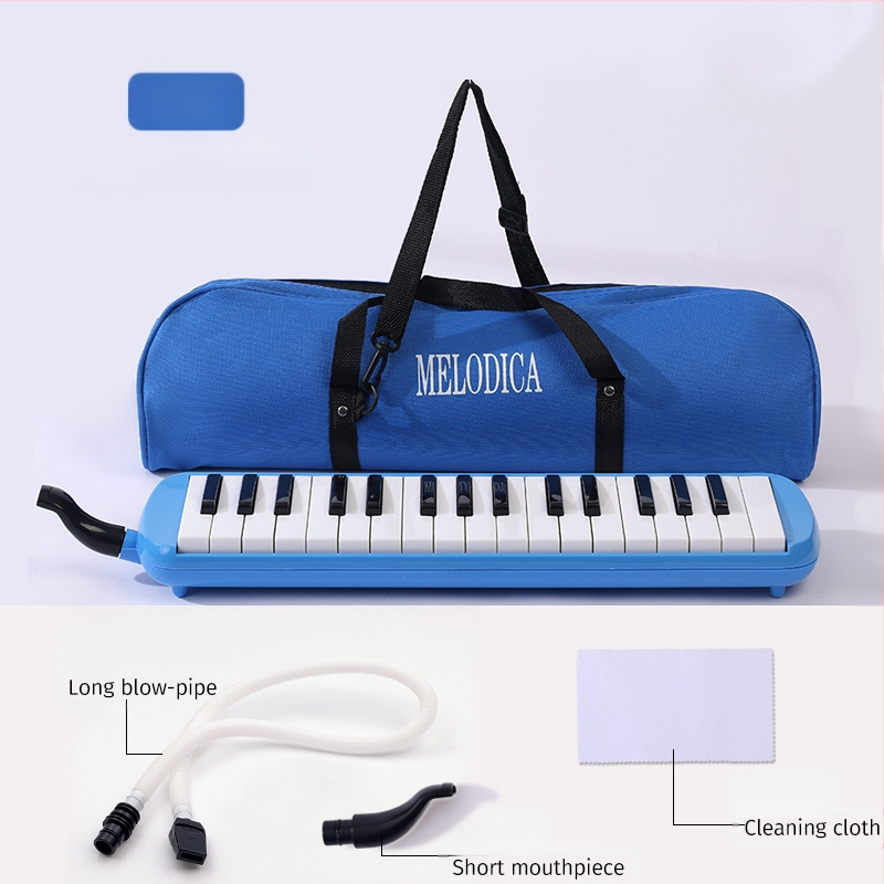 37-ключова преносима клавишна хармоника K37, пластмасов корпус, за деца, 101+ демонстрационни песни