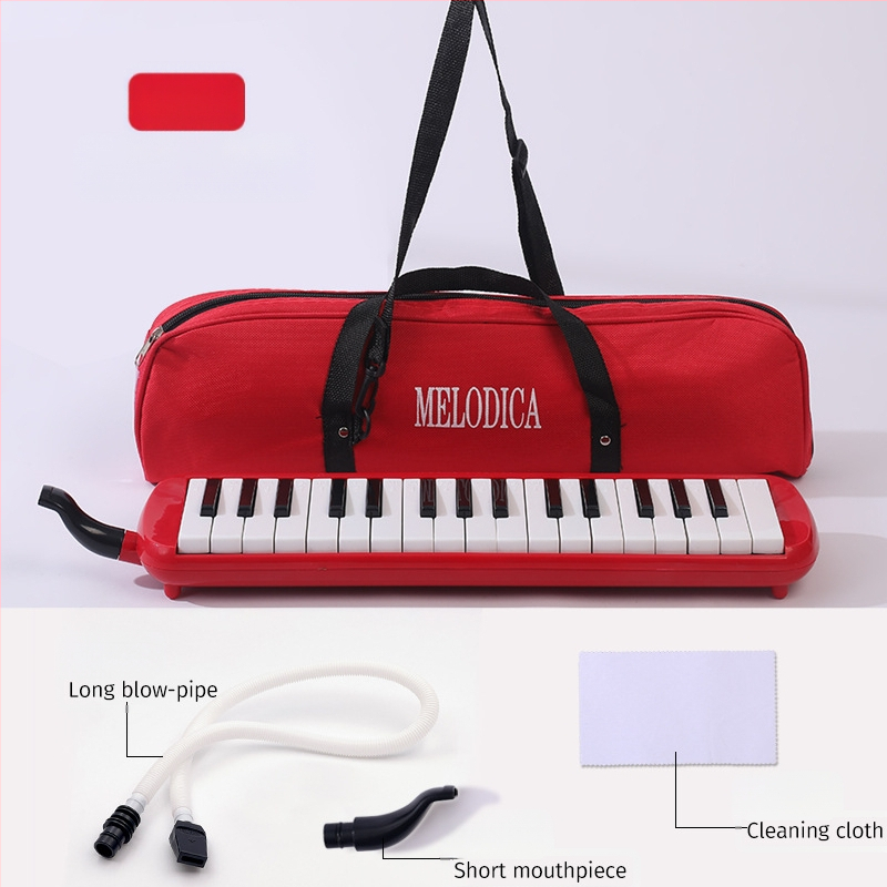 37-ключова преносима клавишна хармоника K37, пластмасов корпус, за деца, 101+ демонстрационни песни