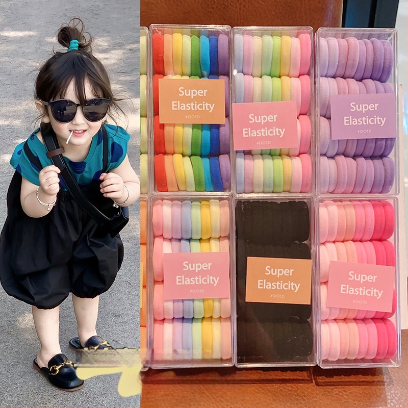 Vaikų audinio plaukų gumelė, japonų/korejiečių stiliaus, didelis elastingumas, patvari