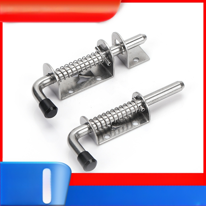 Тежка неръждаема стомана пружинна защелка за шкафове на механично оборудване, 304, модерен минималистичен стил, модел: множество спецификации