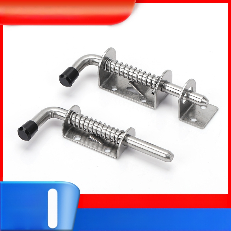 Тежка неръждаема стомана пружинна защелка за шкафове на механично оборудване, 304, модерен минималистичен стил, модел: множество спецификации