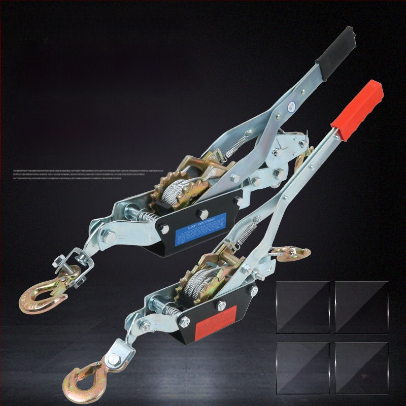 Японски стил ръчен натягач за стоманен трос, многофункционален с двойна кука за електротехници