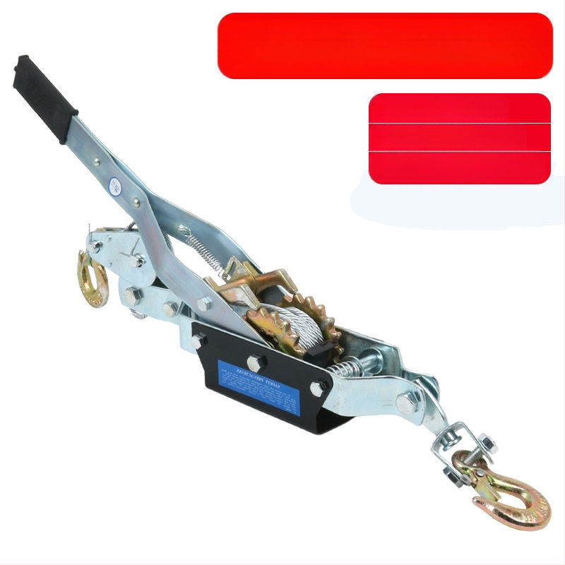 Японски стил ръчен натягач за стоманен трос, многофункционален с двойна кука за електротехници