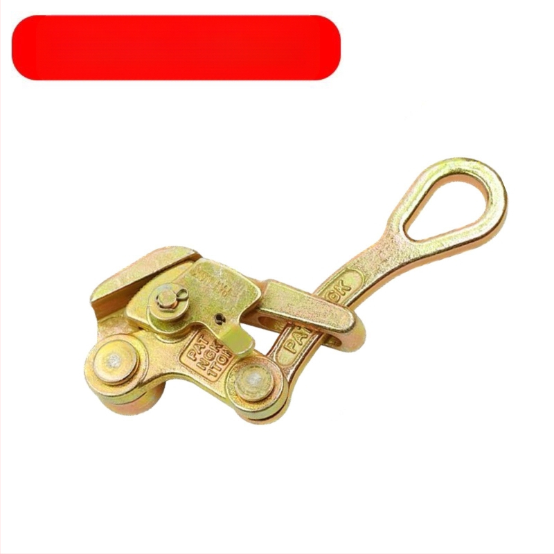 Японски стил ръчен натягач за стоманен трос, многофункционален с двойна кука за електротехници