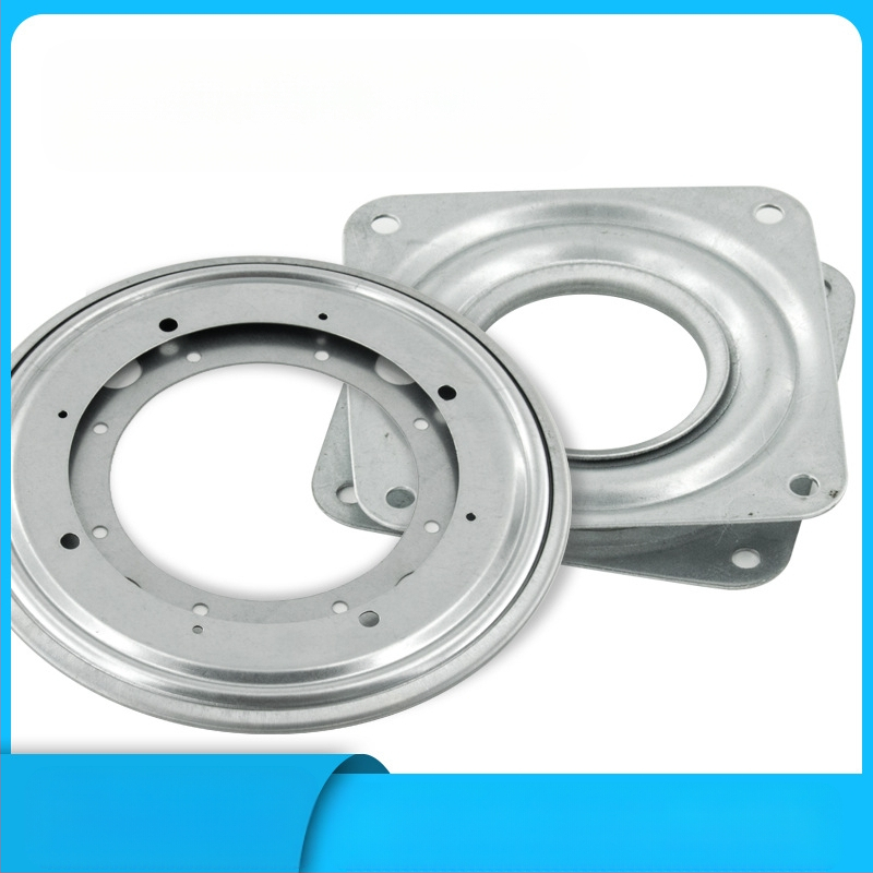 Üreges forgó bemutató bázis bútorokhoz (székek, asztalok, vitrinek és könyvespolcok) – anyag: A3 acéllemez; gyártási eljárás: fémstancolás; stílus: modern minimál