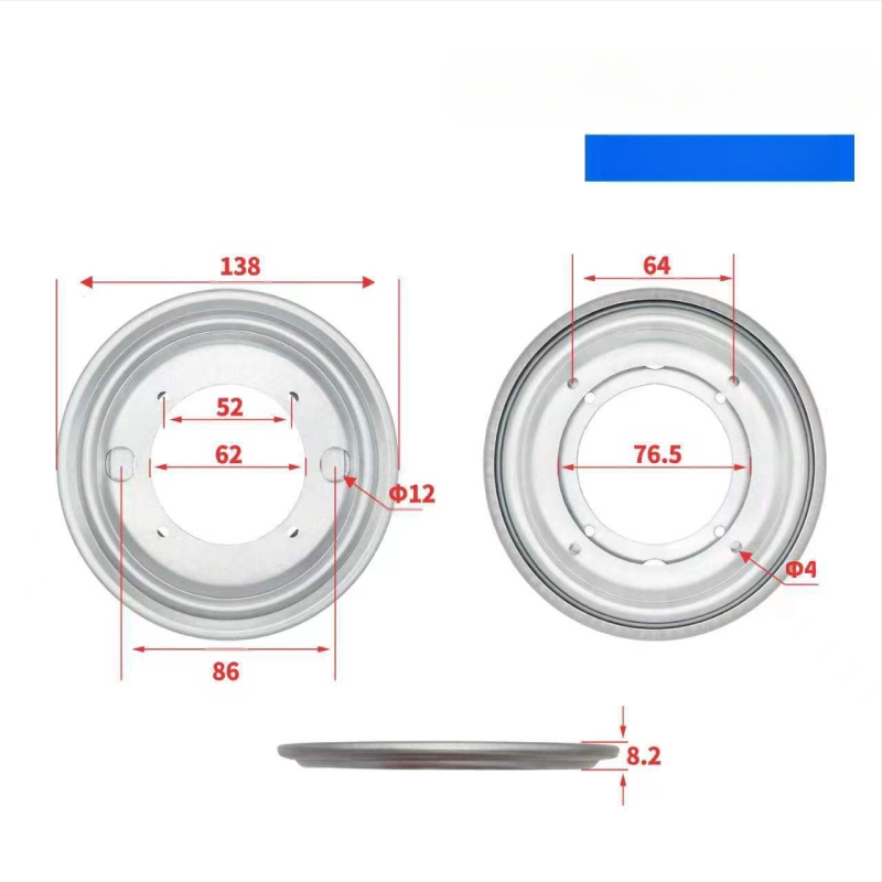 Üreges forgó bemutató bázis bútorokhoz (székek, asztalok, vitrinek és könyvespolcok) – anyag: A3 acéllemez; gyártási eljárás: fémstancolás; stílus: modern minimál