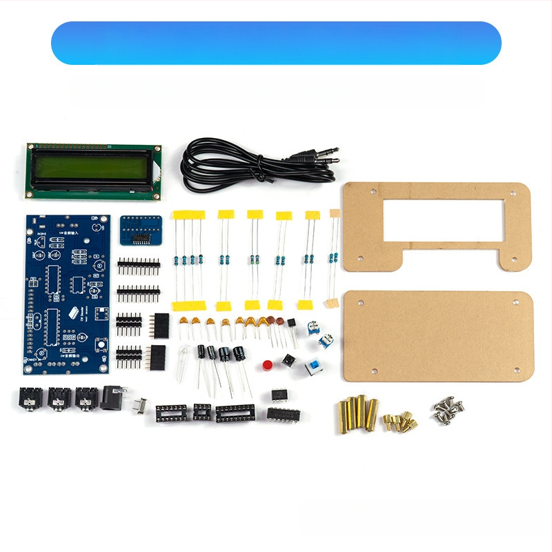 Core Storm CW Morse koda dekodētājs — detaļu komplekts lodēšanas praksei uz PCB plateēm