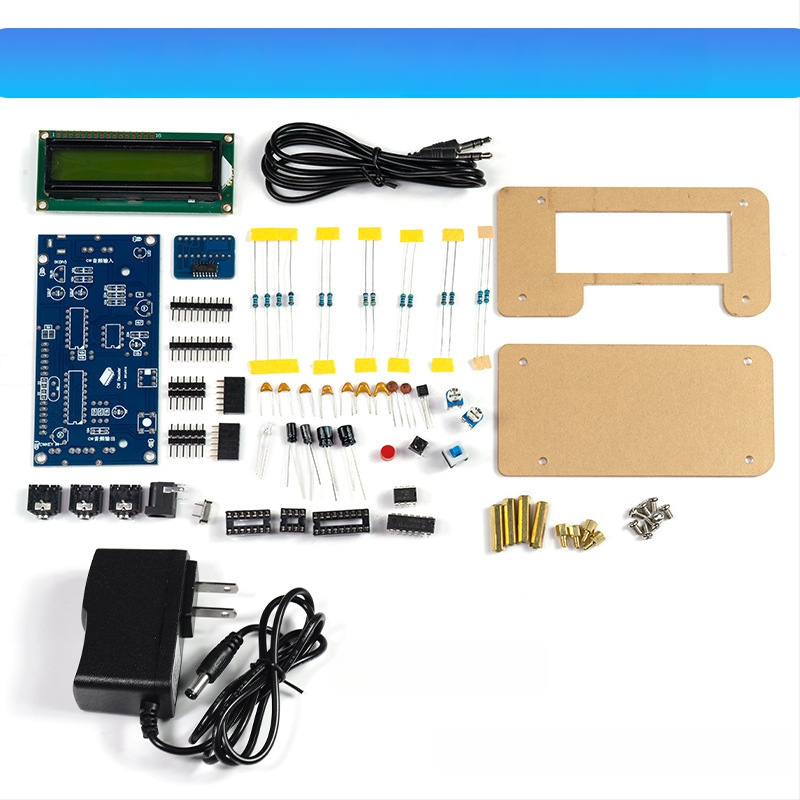 Core Storm CW Morse koda dekodētājs — detaļu komplekts lodēšanas praksei uz PCB plateēm