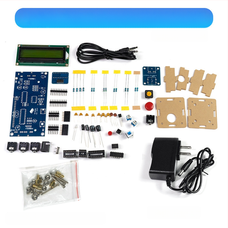 Core Storm CW Morse koda dekodētājs — detaļu komplekts lodēšanas praksei uz PCB plateēm