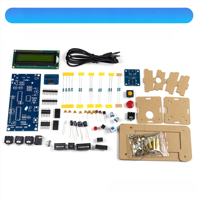 Core Storm CW Morse koda dekodētājs — detaļu komplekts lodēšanas praksei uz PCB plateēm