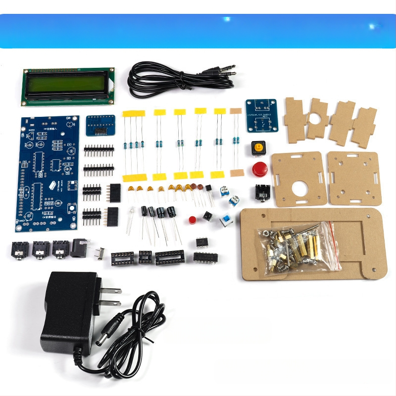 Core Storm CW Morse koda dekodētājs — detaļu komplekts lodēšanas praksei uz PCB plateēm