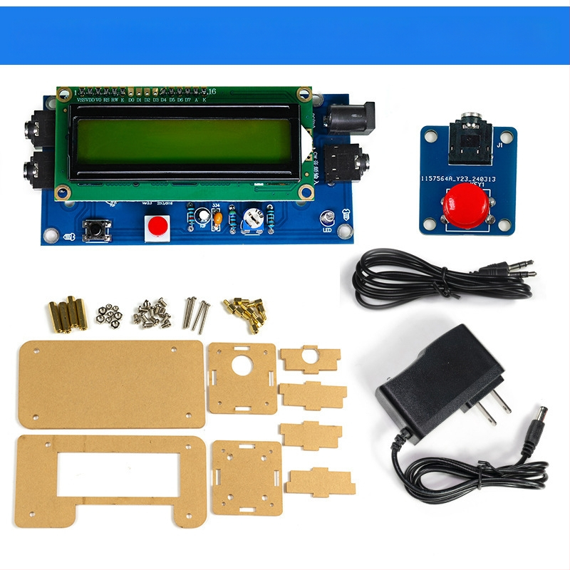 Core Storm CW Morse koda dekodētājs — detaļu komplekts lodēšanas praksei uz PCB plateēm