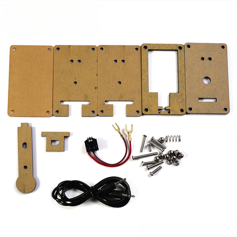 Core Storm CW Morse koda dekodētājs — detaļu komplekts lodēšanas praksei uz PCB plateēm