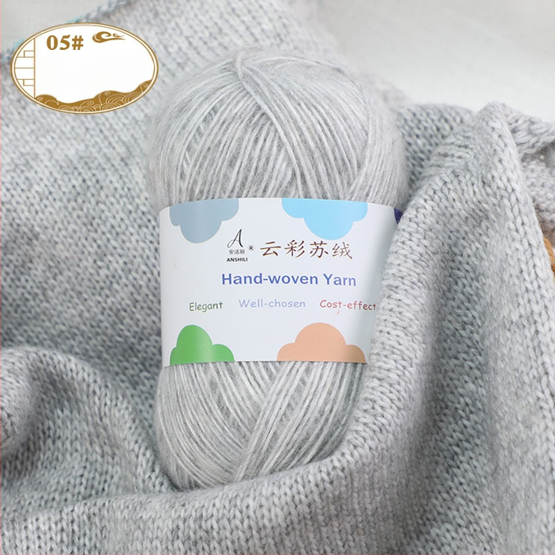 Rankomis megztų šalikų ir megztinio siūlai, vilnos-pamuko mišinys, vilnonė pynė, grupiniai siūlai, prekės ženklas Comfortable