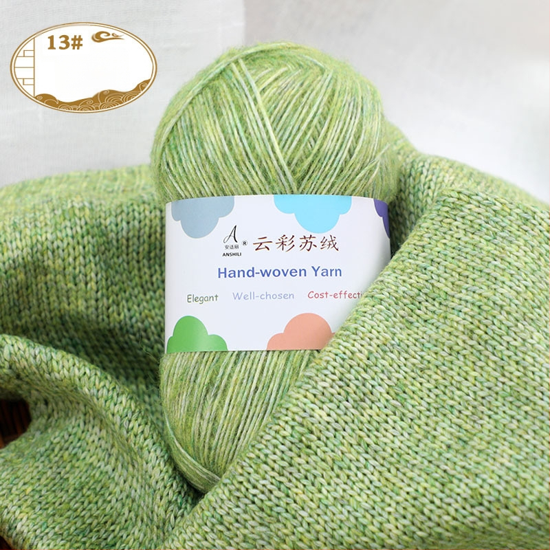 Rankomis megztų šalikų ir megztinio siūlai, vilnos-pamuko mišinys, vilnonė pynė, grupiniai siūlai, prekės ženklas Comfortable