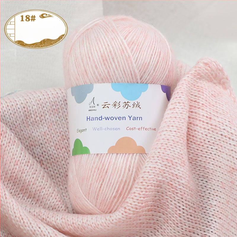 Rankomis megztų šalikų ir megztinio siūlai, vilnos-pamuko mišinys, vilnonė pynė, grupiniai siūlai, prekės ženklas Comfortable