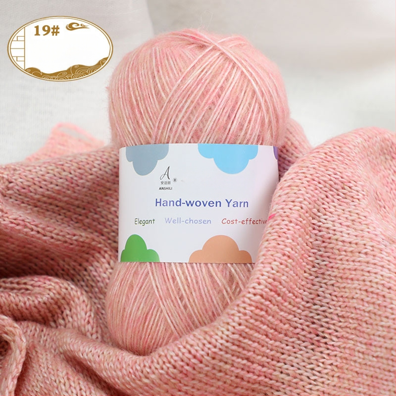 Rankomis megztų šalikų ir megztinio siūlai, vilnos-pamuko mišinys, vilnonė pynė, grupiniai siūlai, prekės ženklas Comfortable