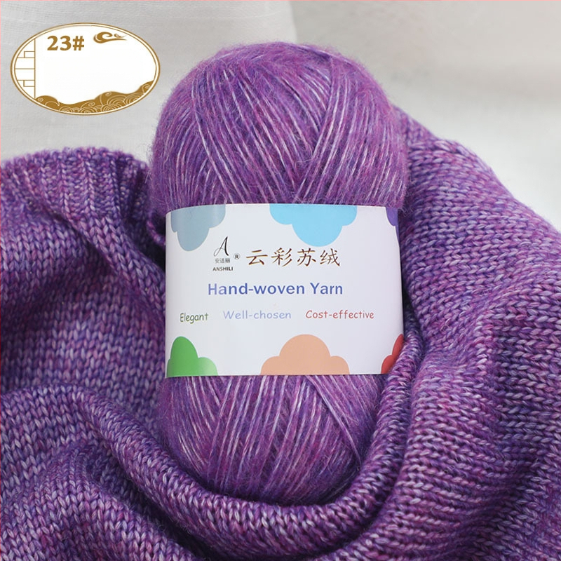 Rankomis megztų šalikų ir megztinio siūlai, vilnos-pamuko mišinys, vilnonė pynė, grupiniai siūlai, prekės ženklas Comfortable