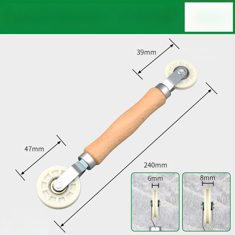 LED juostų montavimo įrankis su kieto medžio spaudimo ratuku žemos įtampos juostoms, universalus LED linijinėms juostoms, rankinis valdymas, CE sertifikatas