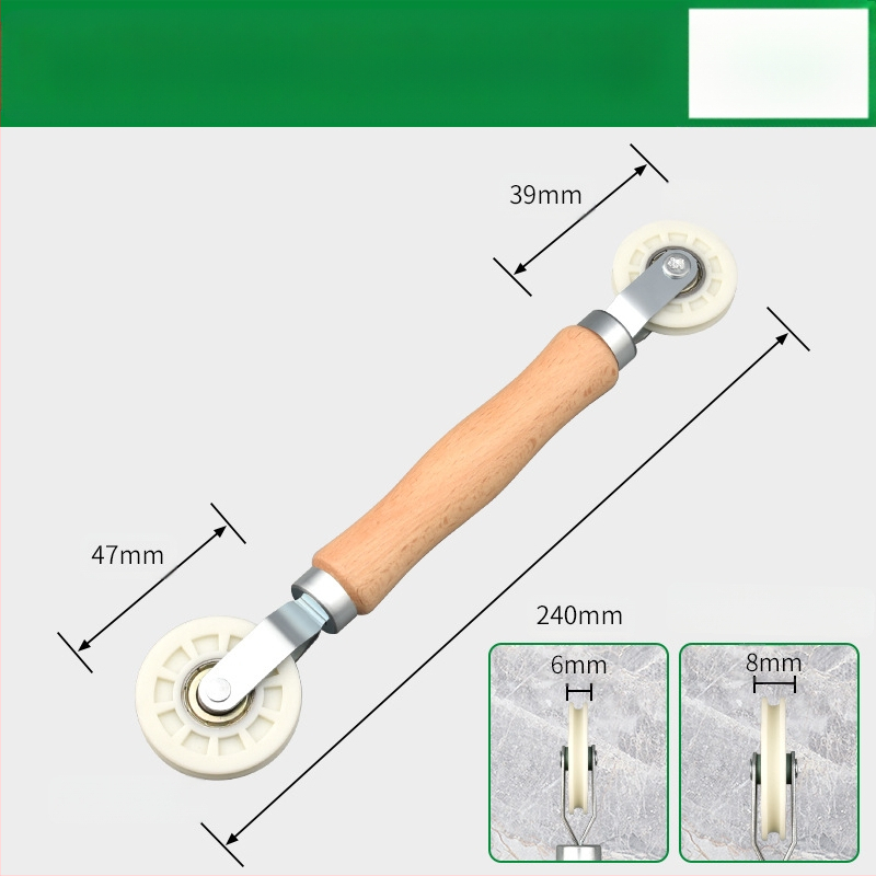 LED juostų montavimo įrankis su kieto medžio spaudimo ratuku žemos įtampos juostoms, universalus LED linijinėms juostoms, rankinis valdymas, CE sertifikatas