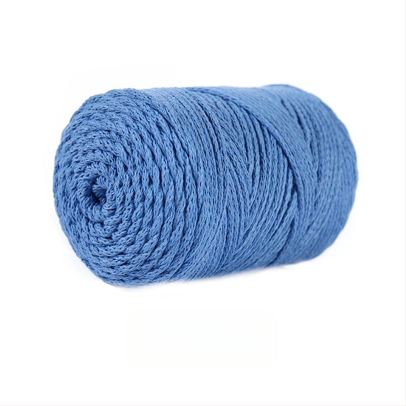 Полиестерно-хлопкова смес прежда, куха памук, вихрово въртена, за ръчно плетене