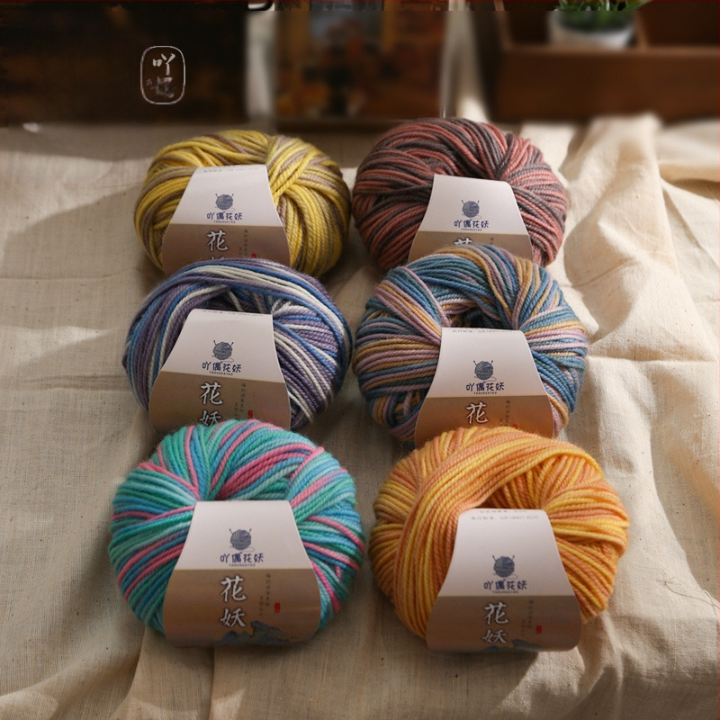 Acridine Villased Sõlmed – semi-worsted, grupiline lõng kudumiseks