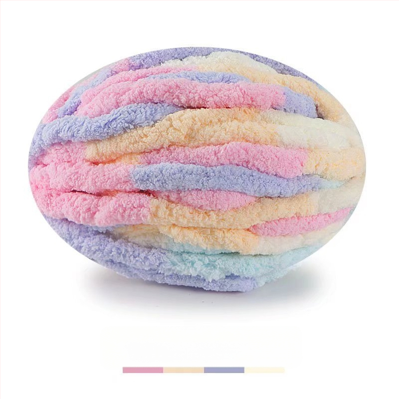 Ръчно тъкана TUAN-Line прежда за плетене, 10S, 1 нишка, ринг-спин, 100% полиестер, смесена