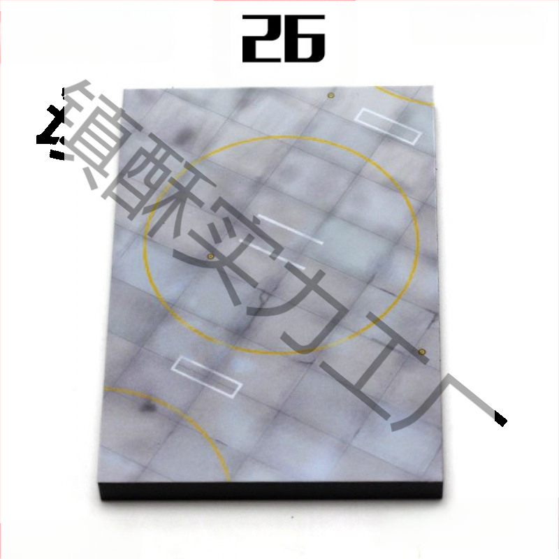 Μοντέλο διαδρομής αεροδρομίου 1:72 με σκηνή καταστρώματος πλοίου, μη ηλεκτρικό, μη συναρμολογούμενο, κατάλληλο для 14+ ετών