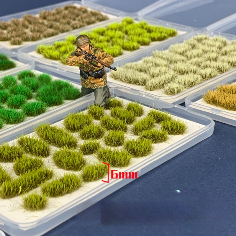 Пясъчен архитектурен макет: нерегуларна тревна група, Nylon материал, цветна кутия, DIY и OEM лого, подходящ за възраст 15–35