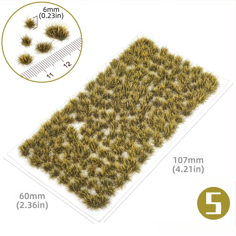 Пясъчен архитектурен макет: нерегуларна тревна група, Nylon материал, цветна кутия, DIY и OEM лого, подходящ за възраст 15–35