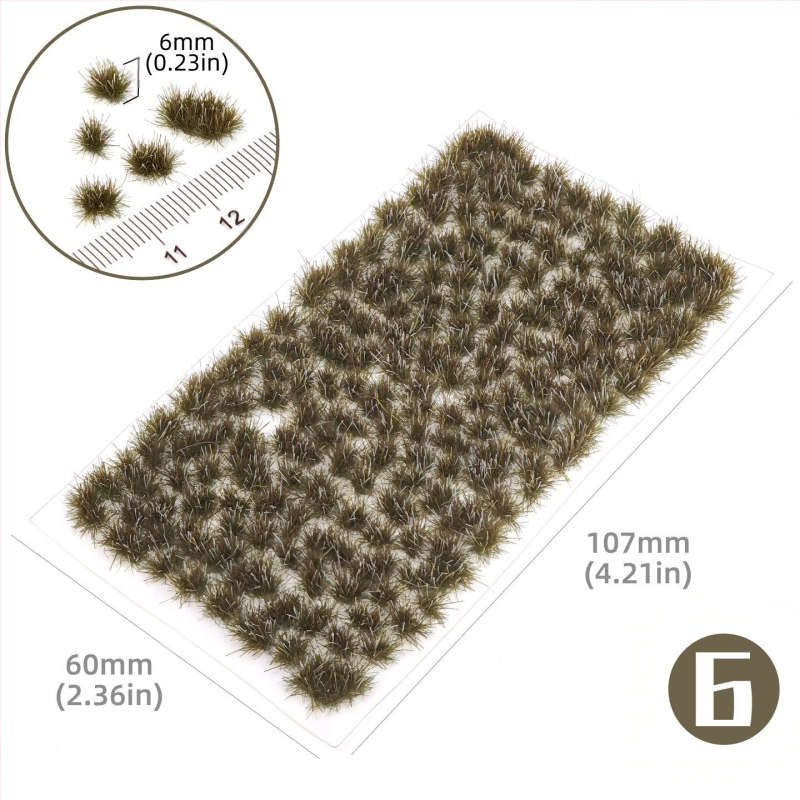 Пясъчен архитектурен макет: нерегуларна тревна група, Nylon материал, цветна кутия, DIY и OEM лого, подходящ за възраст 15–35