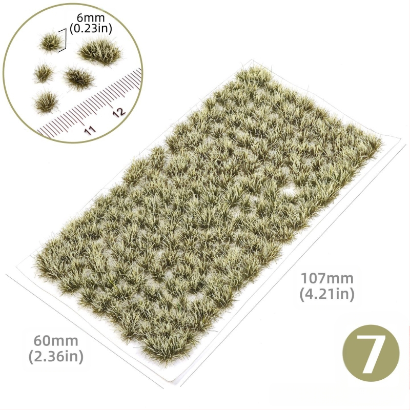 Пясъчен архитектурен макет: нерегуларна тревна група, Nylon материал, цветна кутия, DIY и OEM лого, подходящ за възраст 15–35