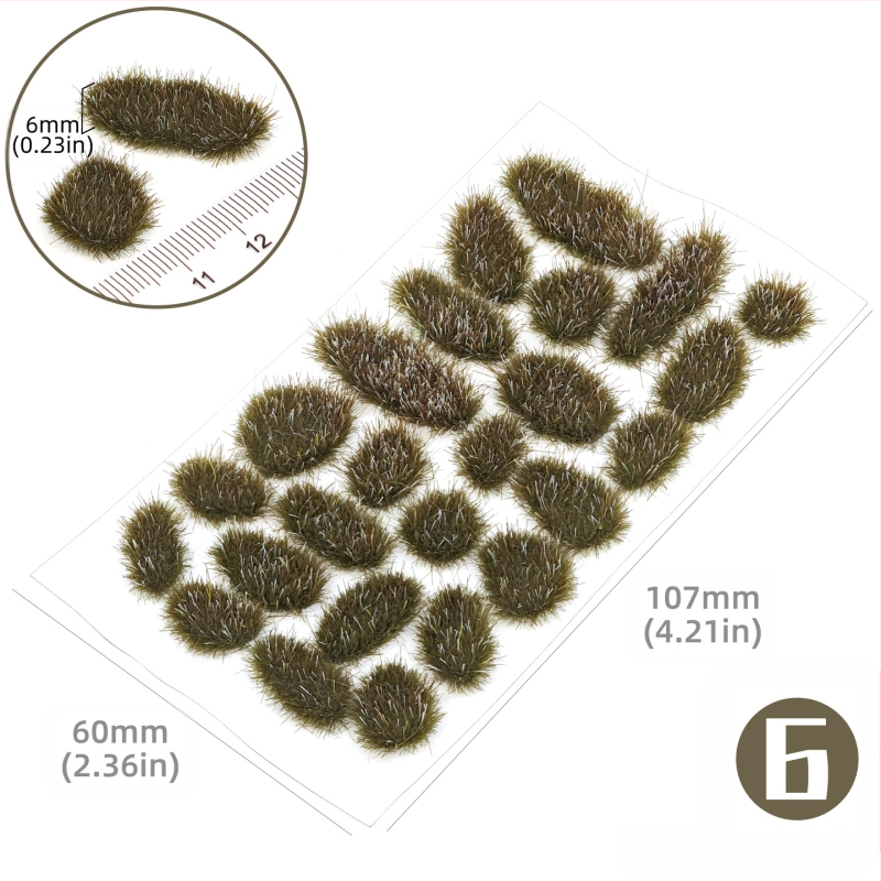 Пясъчен архитектурен макет: нерегуларна тревна група, Nylon материал, цветна кутия, DIY и OEM лого, подходящ за възраст 15–35