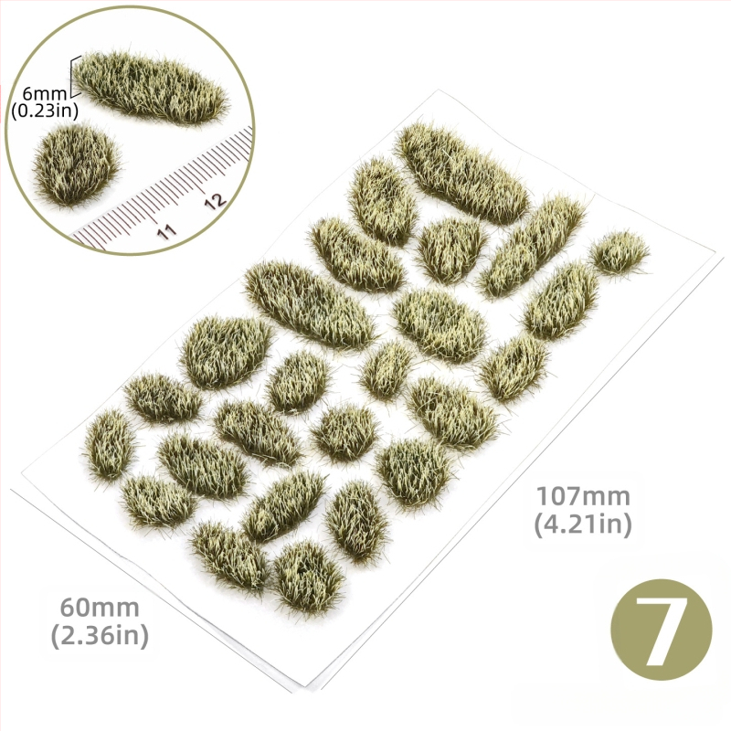 Пясъчен архитектурен макет: нерегуларна тревна група, Nylon материал, цветна кутия, DIY и OEM лого, подходящ за възраст 15–35