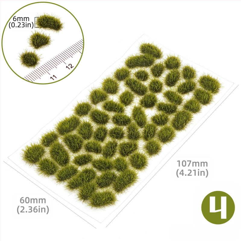 Пясъчен архитектурен макет: нерегуларна тревна група, Nylon материал, цветна кутия, DIY и OEM лого, подходящ за възраст 15–35