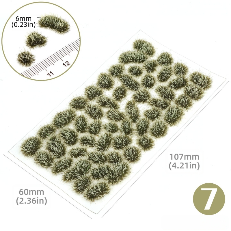 Пясъчен архитектурен макет: нерегуларна тревна група, Nylon материал, цветна кутия, DIY и OEM лого, подходящ за възраст 15–35