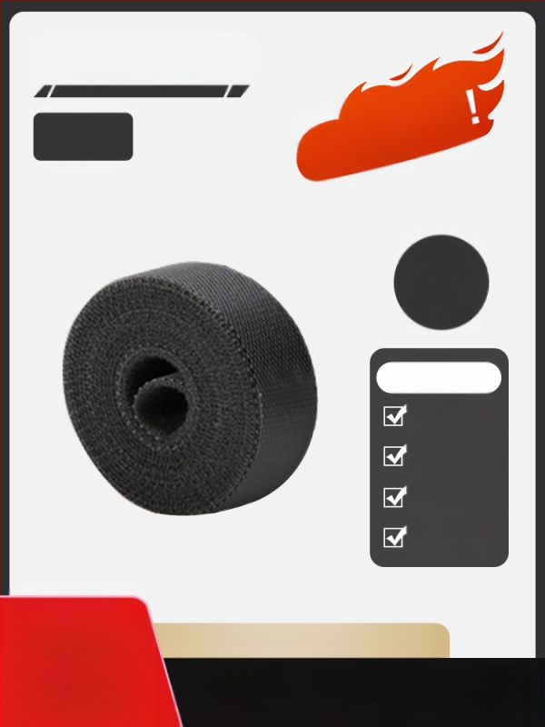 Nylon kábelrendező Velcro kötőkkel az asztali kábelek rendezésére