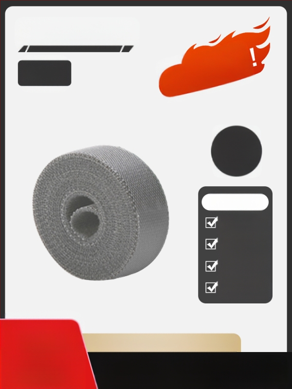 Nylon kábelrendező Velcro kötőkkel az asztali kábelek rendezésére