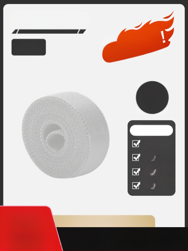 Nylon kábelrendező Velcro kötőkkel az asztali kábelek rendezésére