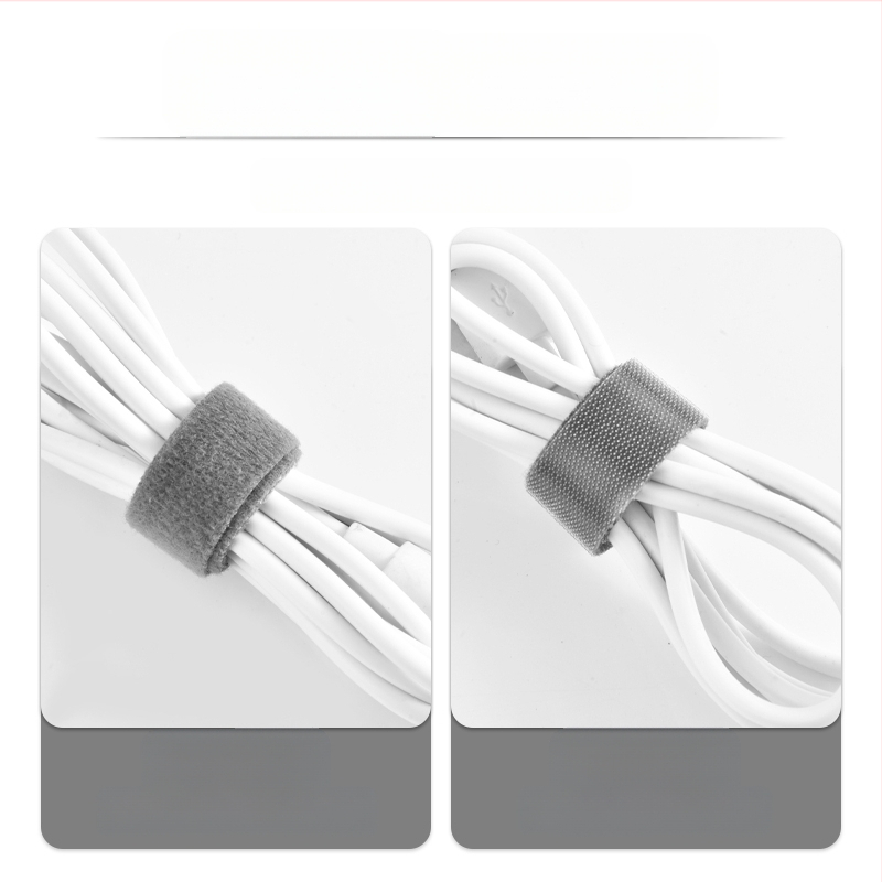 Nylon kábelrendező Velcro kötőkkel az asztali kábelek rendezésére