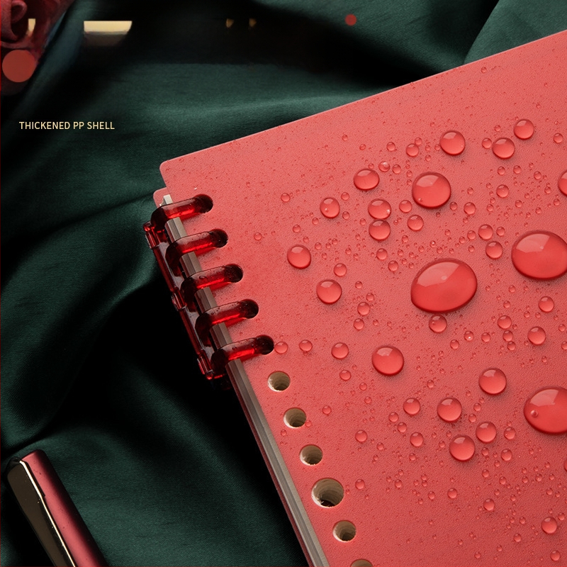 Sijin penkių linijų muzikos partitūrų knygelė su atsegamais lapais, modelis A5/B5, Lin Dao popierius, 60 lapų, 26 skylės