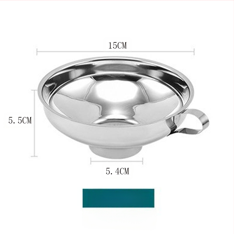 304 nerūdijančio plieno piltuvė virtuvės reikmėms – džemui, aliejui, vynui ir marinuotiems agurkams