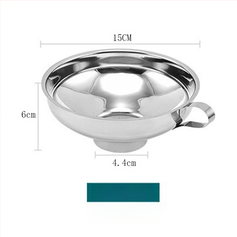 304 nerūdijančio plieno piltuvė virtuvės reikmėms – džemui, aliejui, vynui ir marinuotiems agurkams