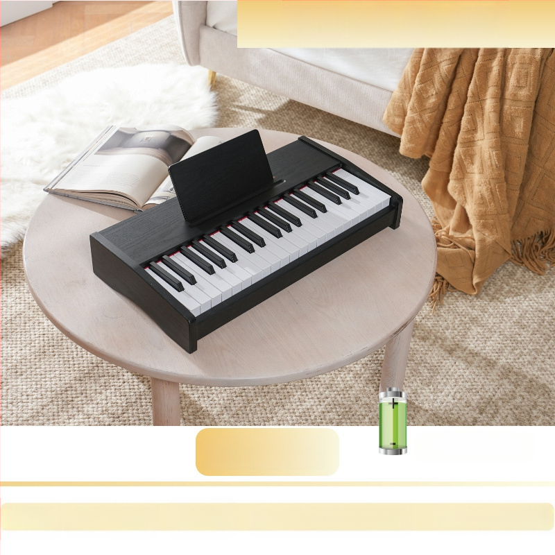 LECHEN преносимо дървено електронно клавирче за деца, модел 25 клавиша/37 клавиша